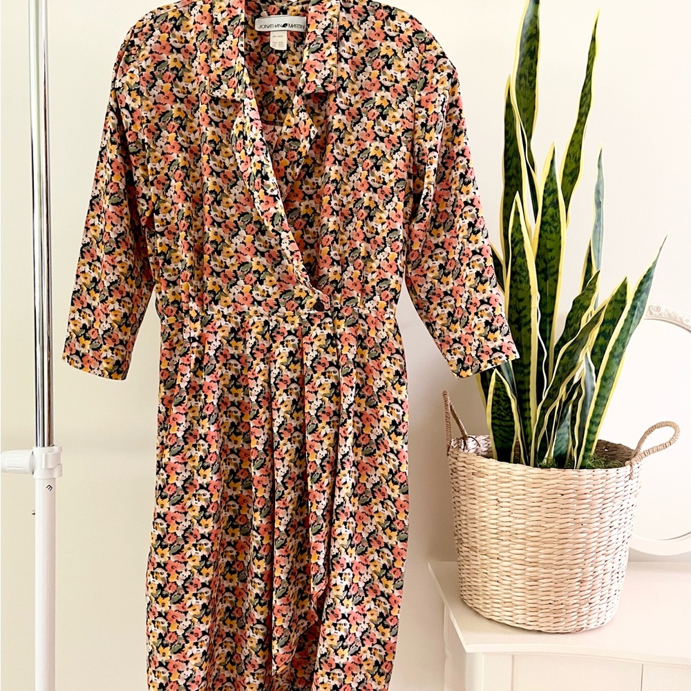 Jonathan Martin Vintage Floral Dress